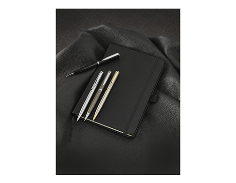 Luxe Capital Bound A5 Imitation Leather Notebook