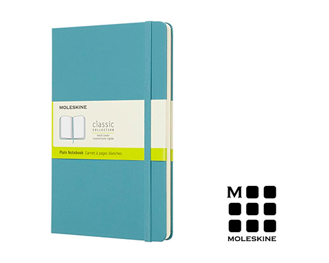 Moleskine Classic A5 Hardback Notebooks - Plain Pages