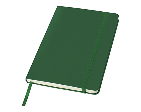 Orion Classic A5 Hard Cover Notebook With Pocket - Green