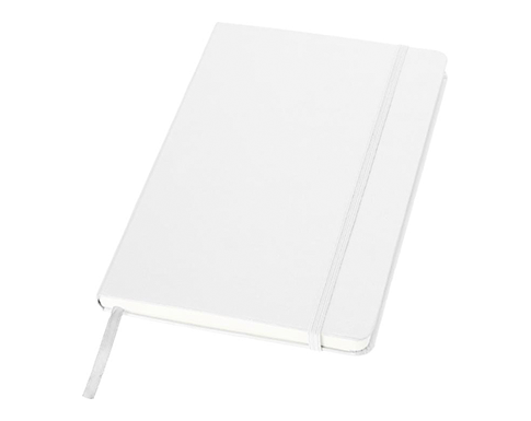 Orion Classic A5 Hard Cover Notebook With Pocket - White