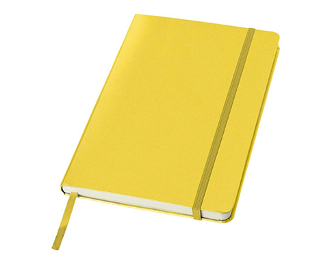 Orion Classic A5 Hard Cover Notebook With Pocket - Yellow