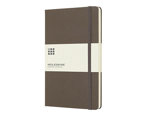 Moleskine Classic A5 Hardback Notebooks - Lined Pages - Brown