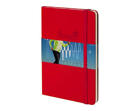 Moleskine Classic A5 Hardback Notebooks - Lined Pages - Red