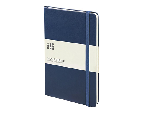 Moleskine Classic A5 Hardback Notebooks - Lined Pages - Sapphire Blue