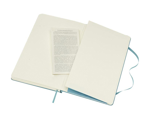 Moleskine Classic A5 Hardback Notebooks - Lined Pages - Turquoise