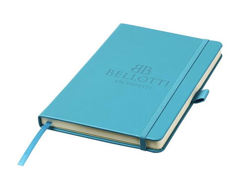 Alicante A5 Bound PU Leather Notebook With Pocket