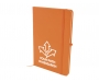 Phantom A5 Soft Feel Notebooks With Pocket - Orange