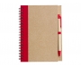 Bio Recycled Notebooks & Pens - Red