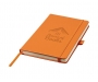 Expression A5 Leatherette Bound Notebooks With Pocket - Orange