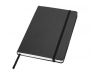 Orion Classic A5 Hard Cover Notebook With Pocket - Black