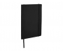 A5 Classic Soft Cover Notebook With Pocket - Black
