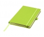 Alicante A5 Bound PU Leather Notebooks With Pocket - Lime