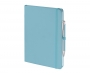 Emotion A5 Luxury Soft Feel Notebook & Pens With Pocket - Pastel Purple