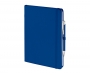 Emotion A5 Luxury Soft Feel Notebook & Pens With Pocket - Royal Blue