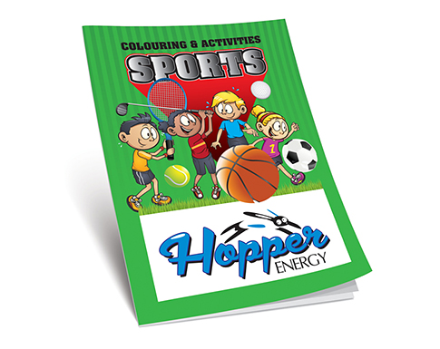 A5 Activity Colouring Books - Sports