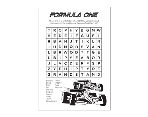 A4 Activity Colouring Books - Wordsearch
