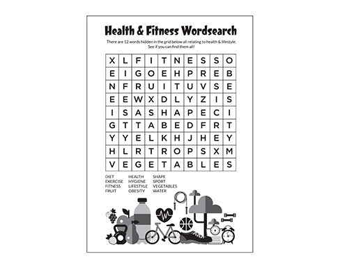 A5 Activity Colouring Books - Wordsearch