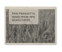 Grass Sticky Note Memo Pads - Natural
