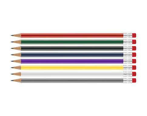 Standard Pencils With Eraser - Group