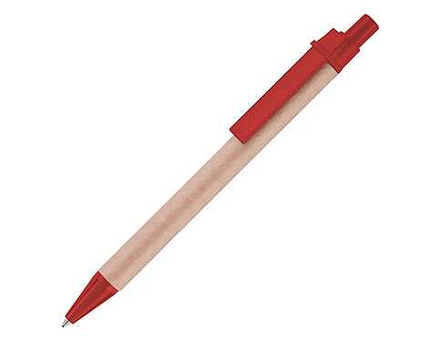 Mexico Recycled Card Pens - Red