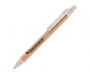 Wakefield Recycled Wheat Straw Clip Card Pens - Natural