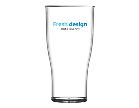 Reusable Plastic Pint Beer Glass - 625ml