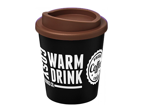 Americano Espresso 250ml Take Away Mugs - Black / Brown