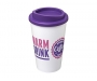 Classic Americano 350ml Take Away Mugs - White / Purple