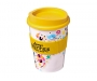ColourBrite Americano Grip Medio 325ml Take Away Mugs - Yellow