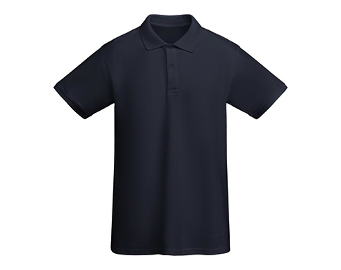 Roly Prince Organic Workwear Polo Shirts - Navy Blue