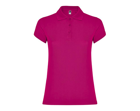 Roly Star Womens Polo Shirts - Magenta