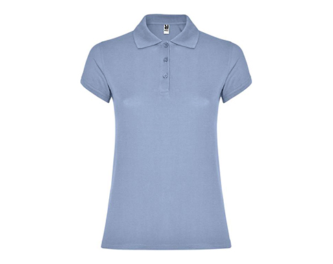 Roly Star Womens Polo Shirts - Zen Blue