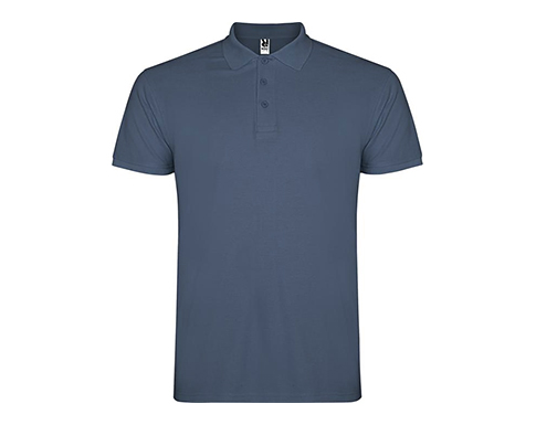 Roly Star Polo Shirts - Denim Blue