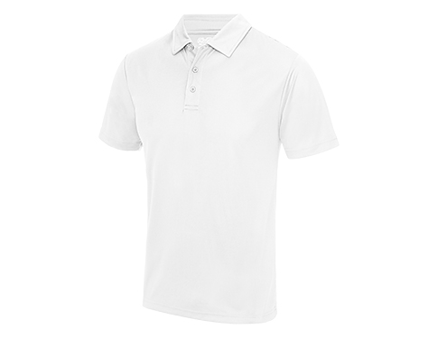 AWDis Performance Polo Shirts - White