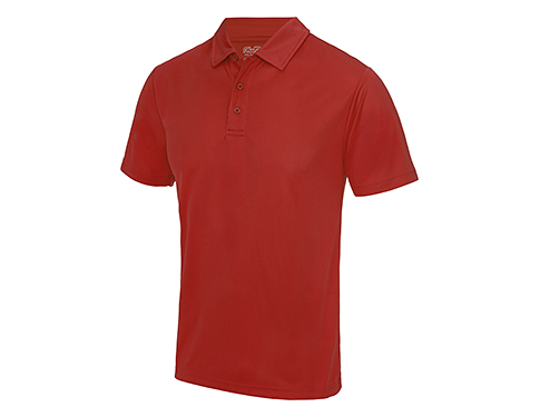 AWDis Performance Polo Shirts - Red