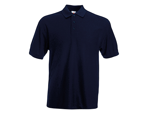 Fruit Of The Loom Value Weight Polo Shirts - Deep Navy