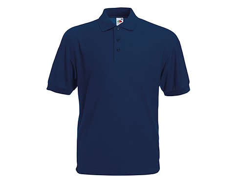 Fruit Of The Loom Value Weight Polo Shirts - Navy