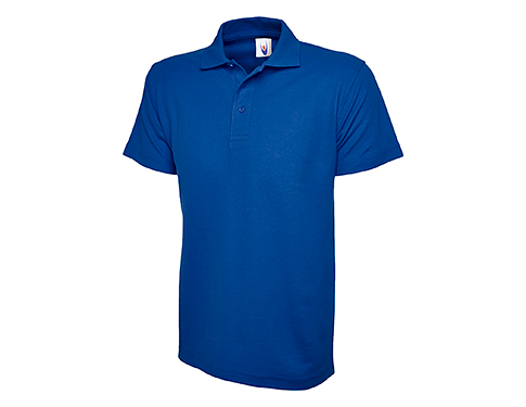 Uneek Classic Polo Shirts - Royal Blue