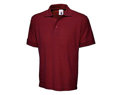Uneek Premium Polo Shirts - Maroon