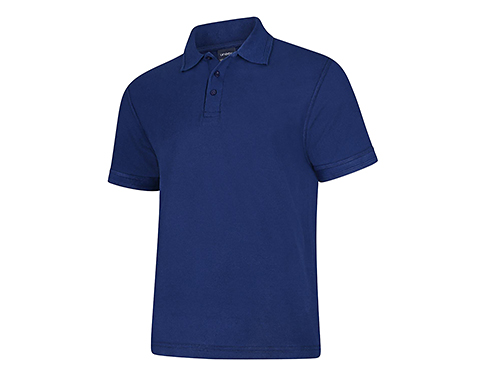 Uneek Delxue Polo Shirts - French Navy