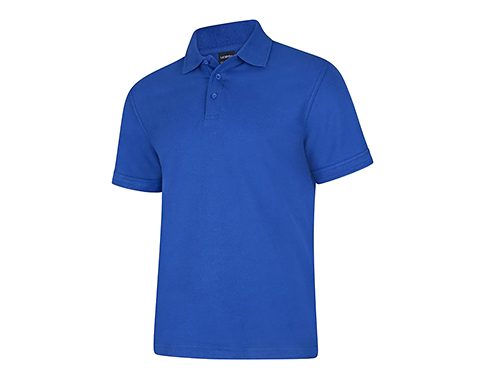 Uneek Delxue Polo Shirts - Royal Blue