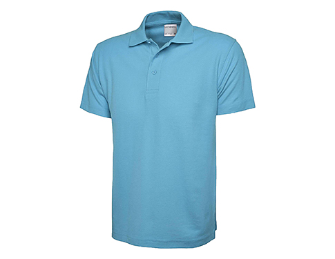 Uneek Ultra Cotton Mens Polo Shirts - Sky Blue