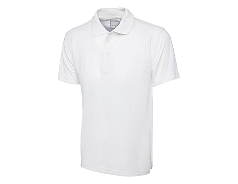 Uneek Ultra Cotton Mens Polo Shirts - White