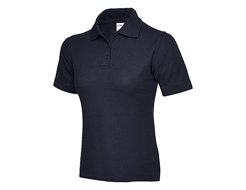 Uneek Ultra Cotton Ladies Polo Shirts - Navy