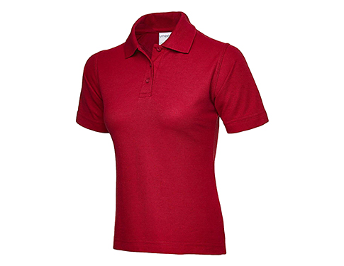 Uneek Ultra Cotton Ladies Polo Shirts - Red
