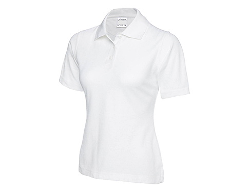Uneek Ultra Cotton Ladies Polo Shirts - White
