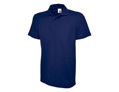Uneek Olympic Polo Shirts - Navy