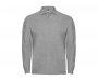 Roly Estrella Long Sleeve Polo Shirts - Grey