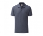 Fruit Of The Loom Value Weight Polo Shirts - Heather Navy