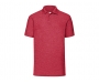 Fruit Of The Loom Value Weight Polo Shirts - Heather Red